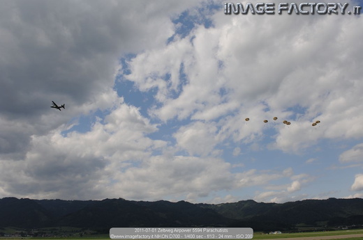 2011-07-01 Zeltweg Airpower 5594 Parachutists